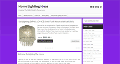 Desktop Screenshot of lightingthehome.com