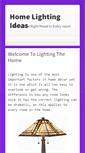 Mobile Screenshot of lightingthehome.com